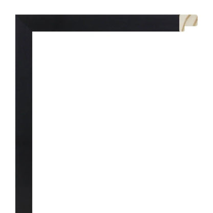 SİYAH MAT LAK KAPLAMALI AHŞAP ÇERÇEVE