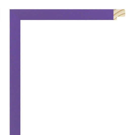 Menekşe Dokulu Ahşap Çerçeve