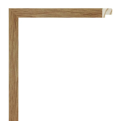 Meşe Dokulu Ahşap Çerçeve