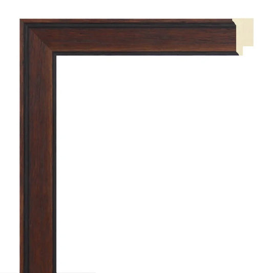 Ceviz Desenli Ahşap Çerçeve