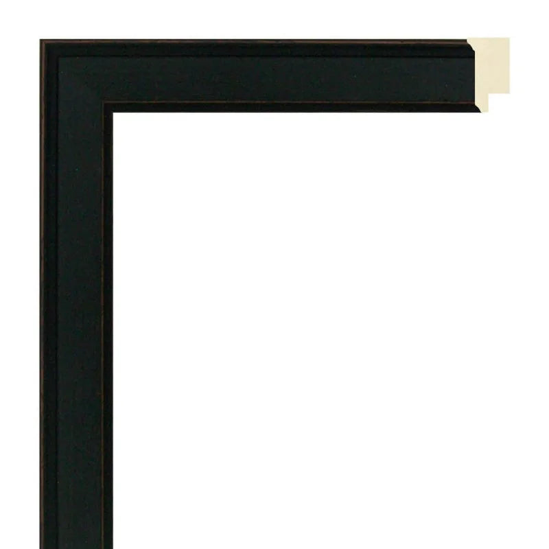 Siyah / Ceviz Desenli Ahşap Çerçeve