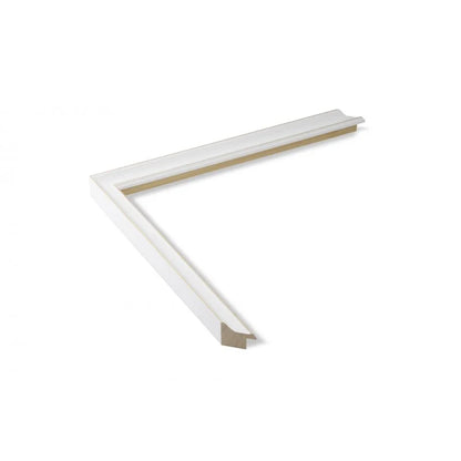 Beyaz Klasik Ahşap Fotoğraf Çerçevesi – Masaüstü & Duvar Tipi (23 mm)