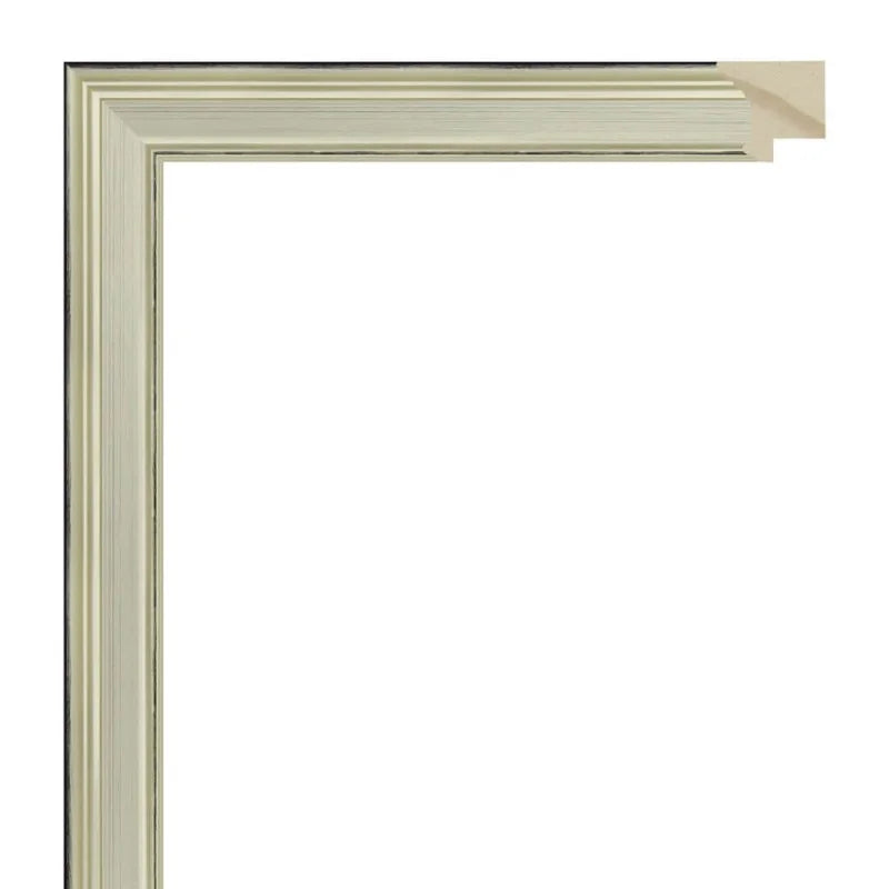 Şampanya Renkli Ahşap Çerçeve - Siyah Zeminli