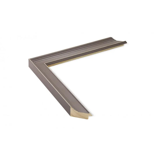 Kahverengi Ahşap Çerçeve - Beyaz Zeminli