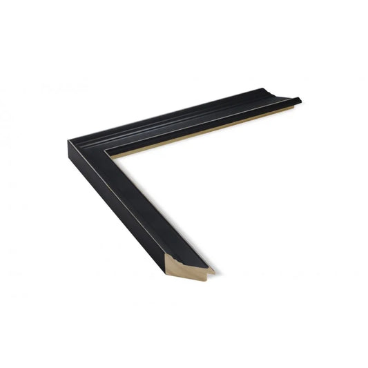 Siyah Eskitme Renkli Ahşap Çerçeve - Ahşap Zeminli