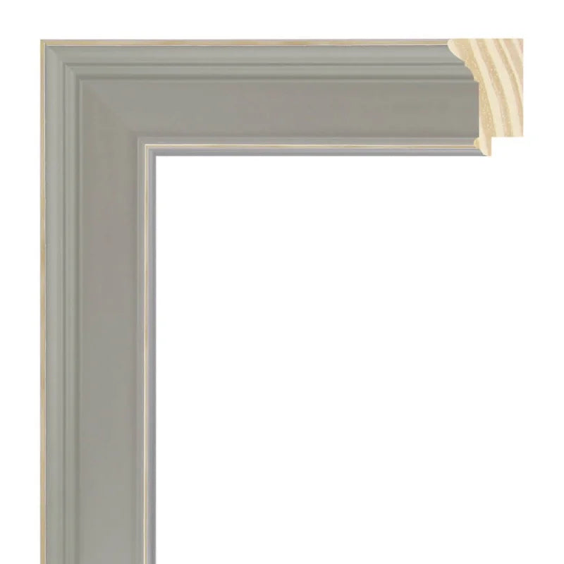 Gri Ahşap Çerçeve