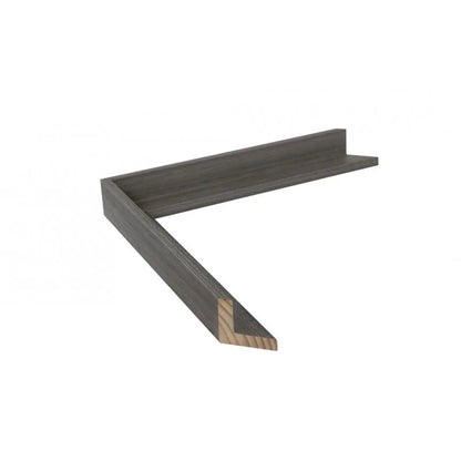 Antrasit Doku Kaplamalı Ahşap Çerçeve