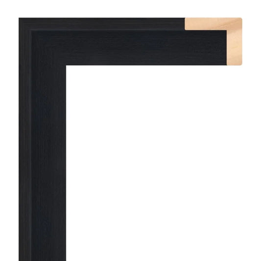 Siyah Dokulu Ahşap Çerçeve