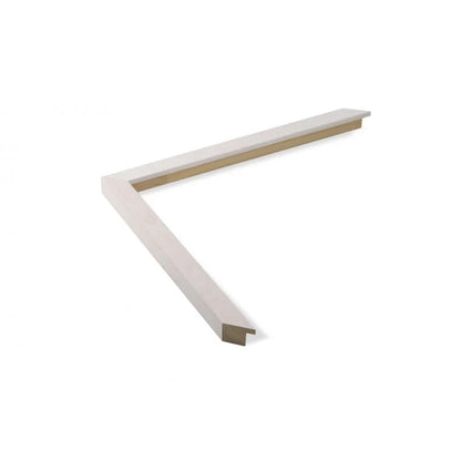 Beyaz Akçaağaç Görünümlü Ahşap Çerçeve