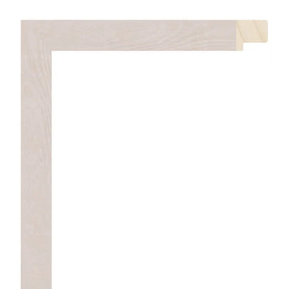 Beyaz Akçaağaç Görünümlü Ahşap Çerçeve