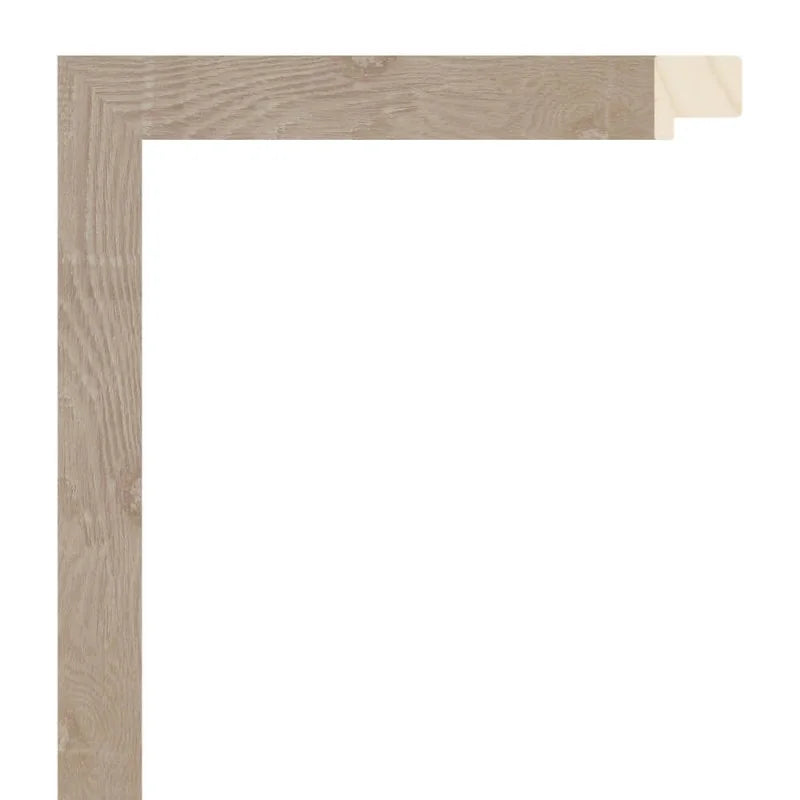 Meşe Renkli Eskitilmiş Ahşap Çerçeve