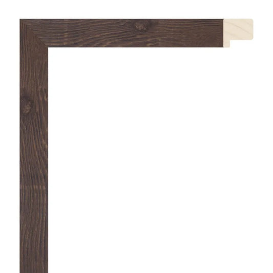 Ceviz Renkli Meşe Ahşap Çerçeve