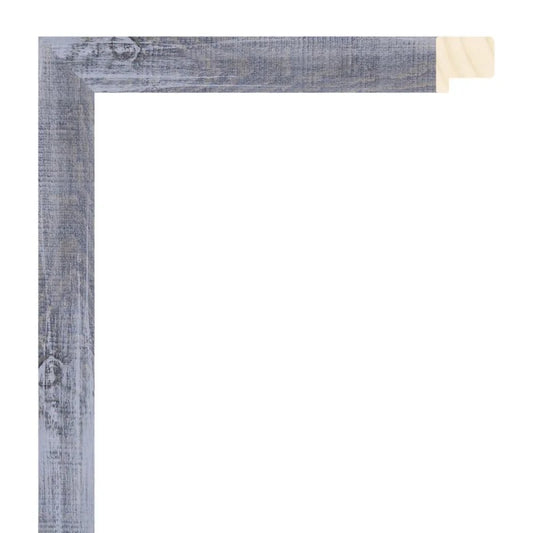 Gri Eskitilmiş Ahşap Çerçeve