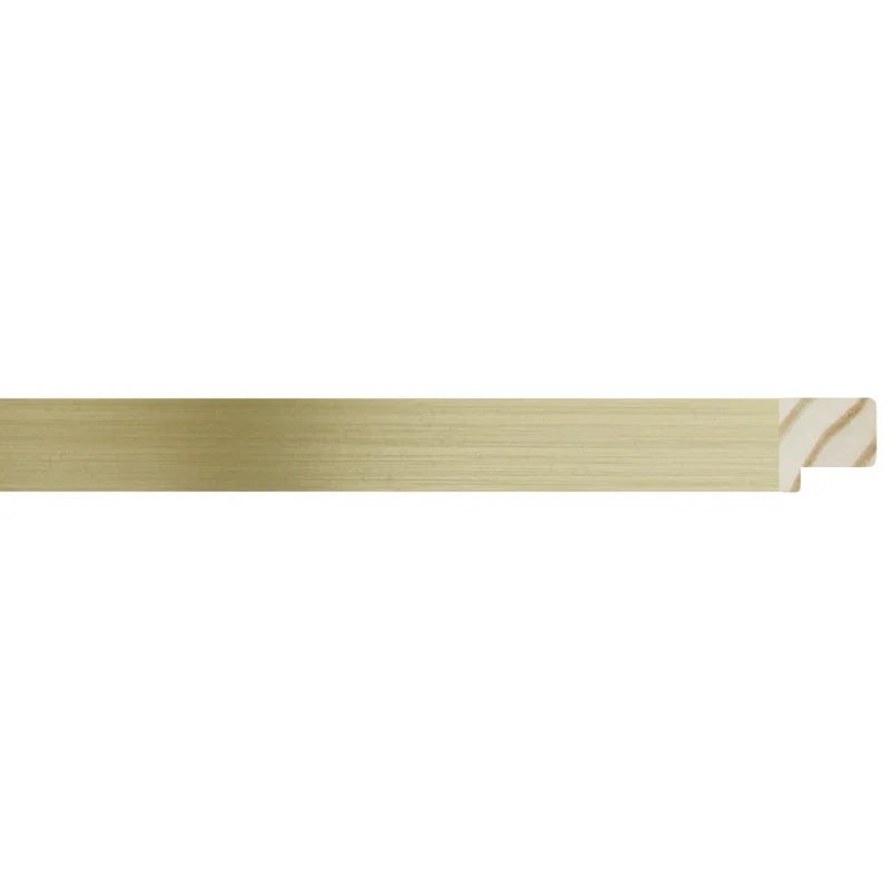 Altın Renkli Alüminyum Görünümlü Ahşap Çerçeve