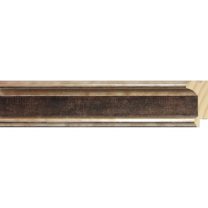 Gümüş / Kahverengi Ahşap Çerçeve