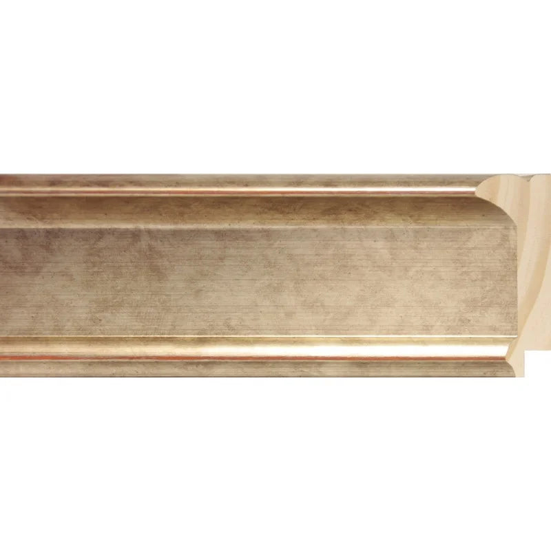 Gümüş Eskitme Ahşap Çerçeve - Kırmızı Zeminli