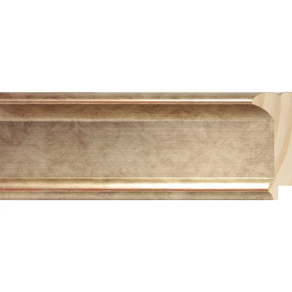 Gümüş Eskitme Ahşap Çerçeve - Kırmızı Zeminli