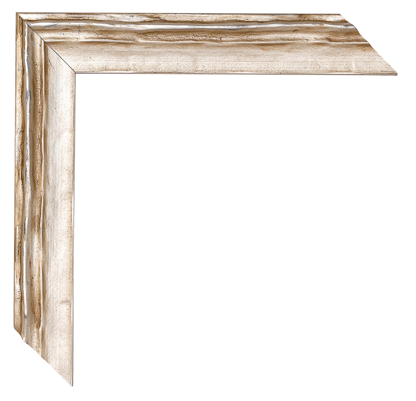 Gümüş Eskitilmiş Ahşap Çerçeve