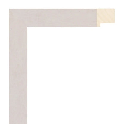 Beyaz Akçaağaç Desenli Ahşap Çerçeve