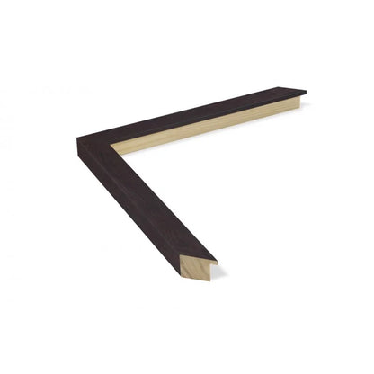 Koyu Ceviz Renkli Eskitmeli Ahşap Çerçeve