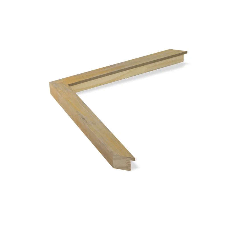 Altın Eskitilmiş Ahşap Çerçeve