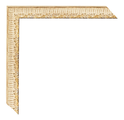 Altın Dekoratif Ahşap Oyma Çerçeve