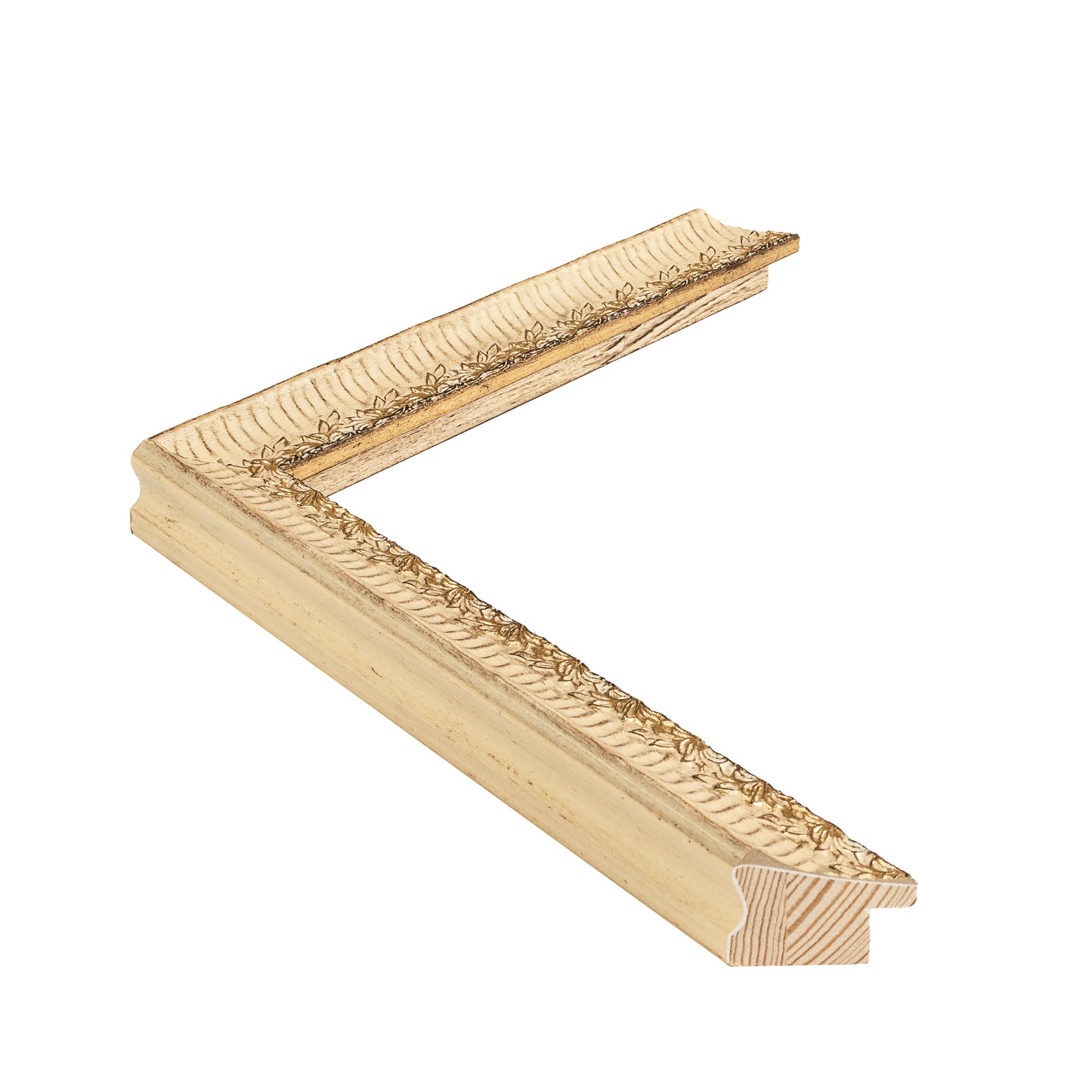 Altın Dekoratif Ahşap Oyma Çerçeve