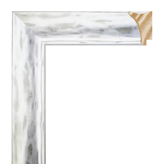 Modern Gümüş Ahşap Çerçeve