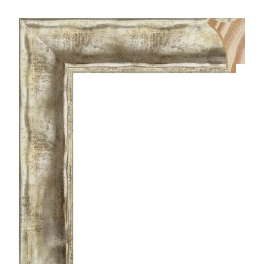 Antik Gümüş Renkli Ahşap Çerçeve