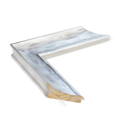 Gümüş Modern Ahşap Çerçeve