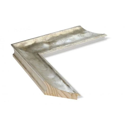 Gümüş Eskitilmiş Ahşap Çerçeve