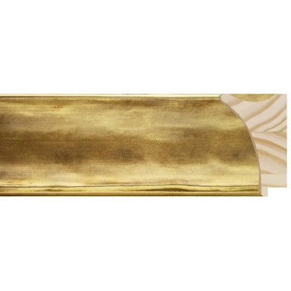 Altın Eskitilmiş Ahşap Çerçeve