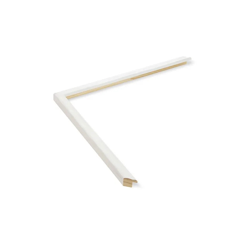 Mat Beyaz Eskitilmiş Ahşap Çerçeve