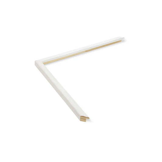 Mat Beyaz Eskitilmiş Ahşap Çerçeve