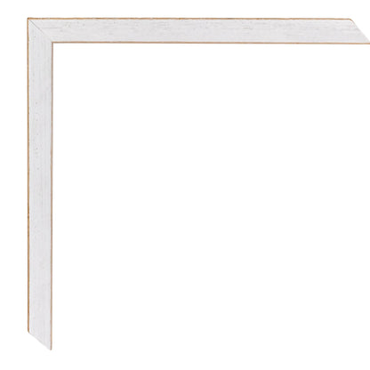 Beyaz Dekoratif Ahşap Çerçeve