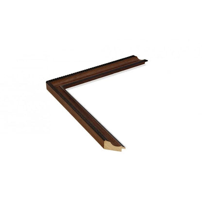 Ceviz Renkli Klasik Desenli Ahşap Çerçeve