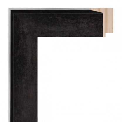 Antrasit Ahşap Çerçeve - Gümüş Kenarlı