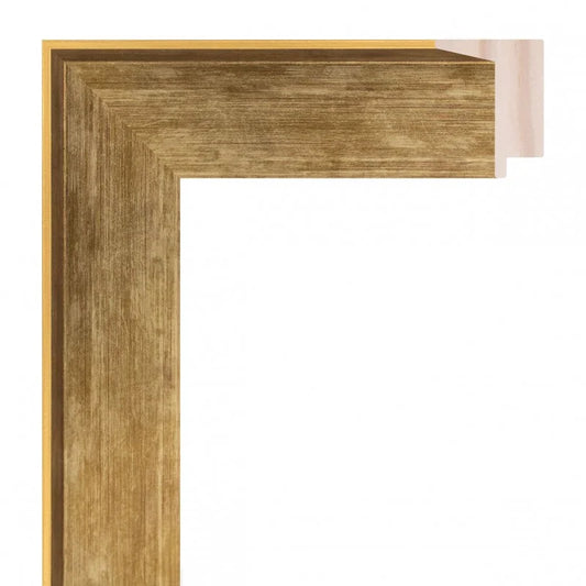 Altın Ahşap Çerçeve - Gül Altın