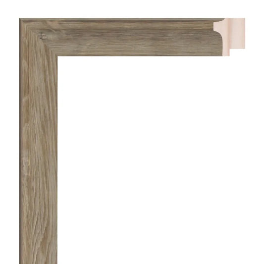 Gri Cilalı Ahşap Çerçeve