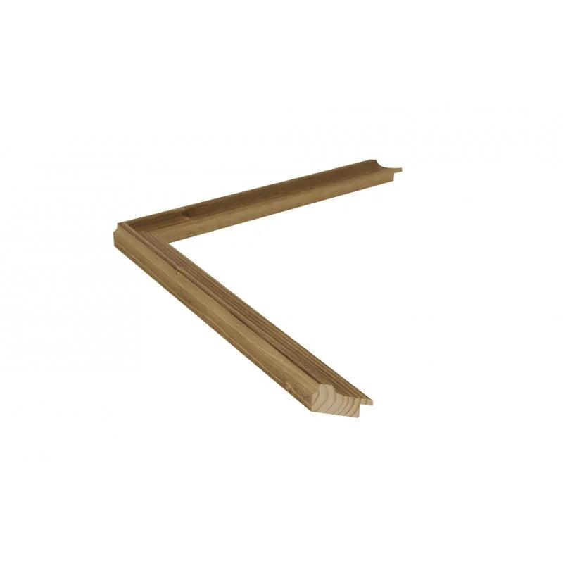 Meşe Renkli Cilalı Ahşap Çerçeve