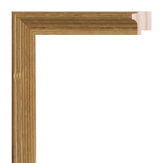 Meşe Renkli Cilalı Ahşap Çerçeve