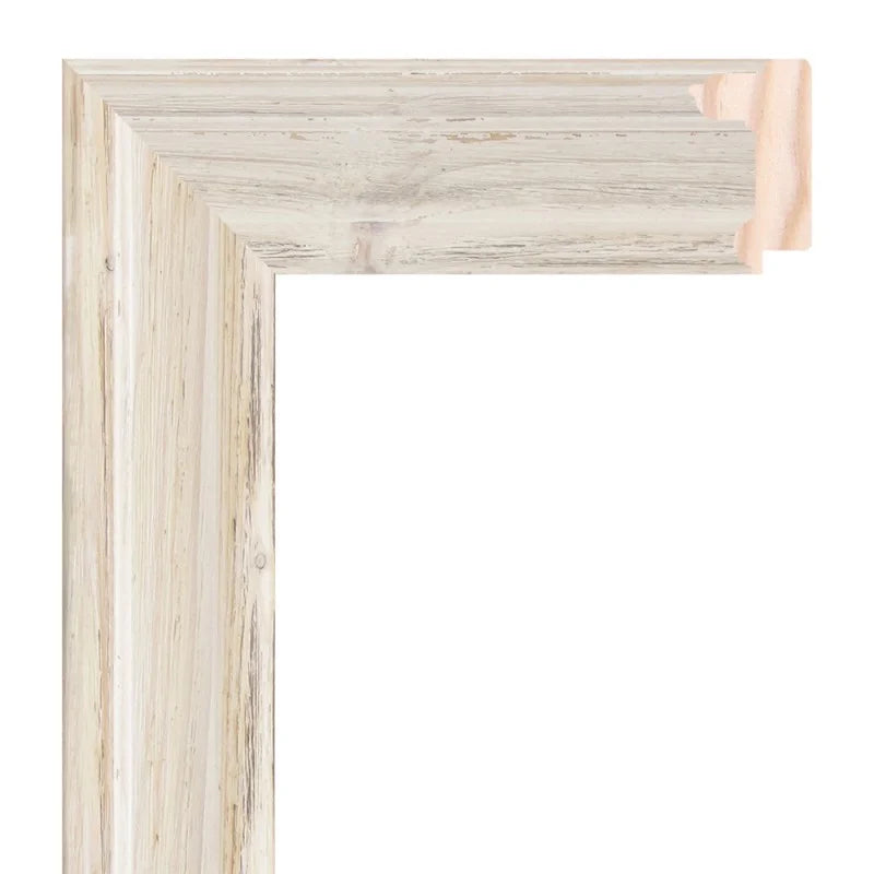 Beyaz Boyalı Ahşap Çerçeve