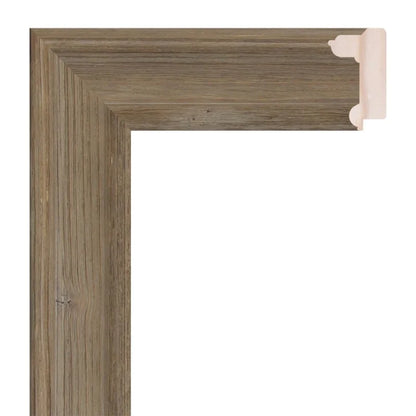 Gri Cilalı Ahşap Çerçeve