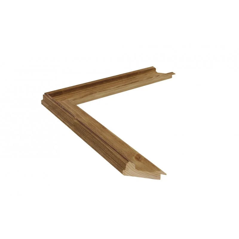 Meşe Renkli Cilalı Ahşap Çerçeve