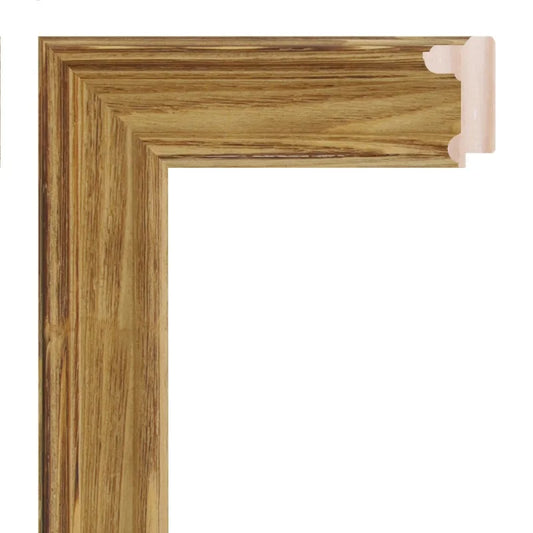 Meşe Renkli Cilalı Ahşap Çerçeve