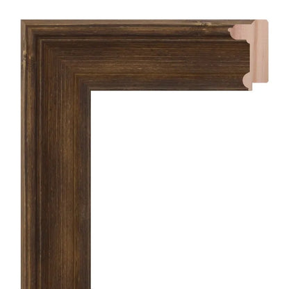 Ceviz Renkli Cilalı Ahşap Çerçeve