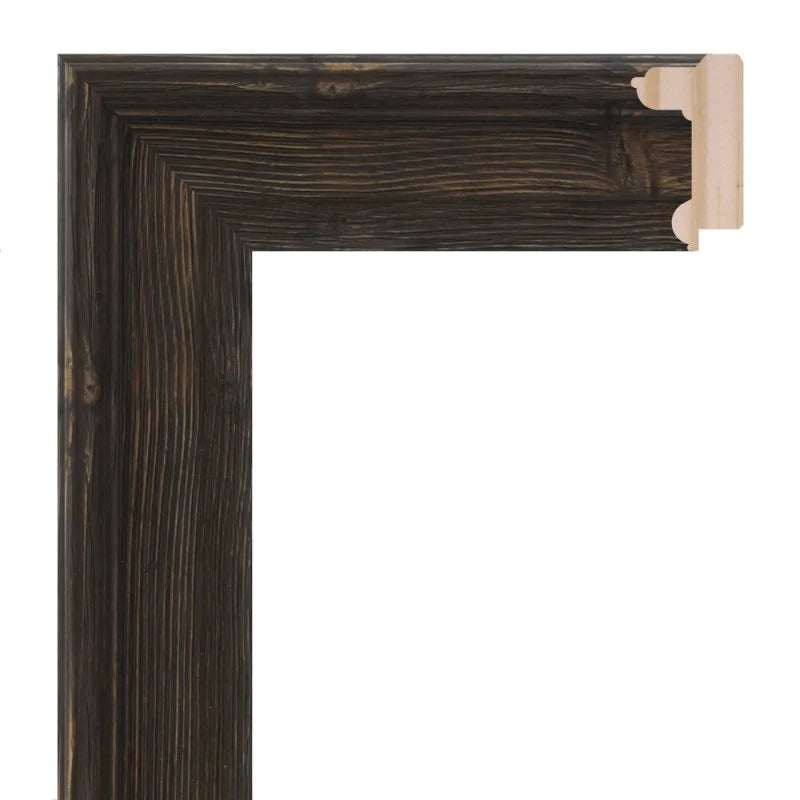 Siyah Cilalı Ahşap Çerçeve