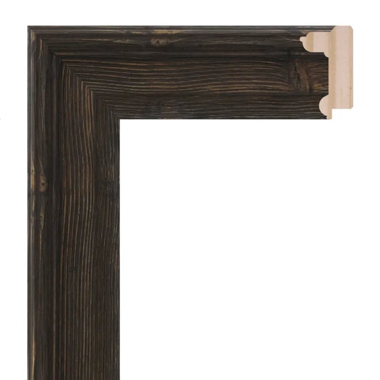 Siyah Cilalı Ahşap Çerçeve