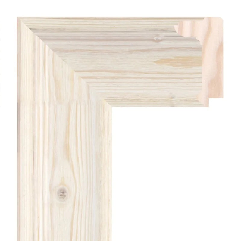 Beyaz Boyalı Ahşap Çerçeve