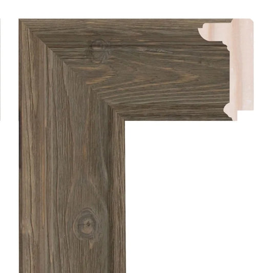 Gri Cilalı Ahşap Çerçeve